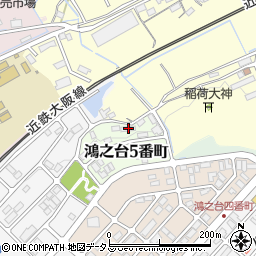 三重県名張市鴻之台５番町7周辺の地図