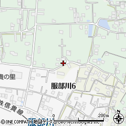 大阪府八尾市山畑125周辺の地図