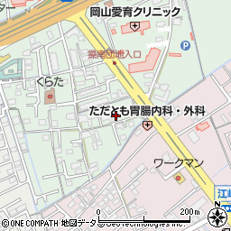 岡山県岡山市中区倉田450周辺の地図