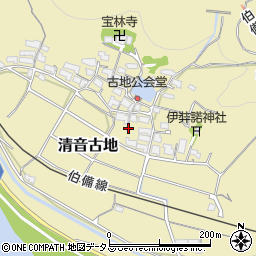 岡山県総社市清音古地347周辺の地図