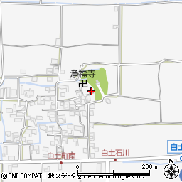 白土町公民館周辺の地図