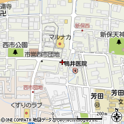 岡山県岡山市南区新保1015-8周辺の地図