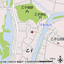 岡山県岡山市東区乙子104周辺の地図