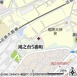 三重県名張市鴻之台５番町10周辺の地図