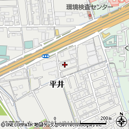 岡山県岡山市中区平井1109-13周辺の地図