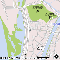 岡山県岡山市東区乙子97周辺の地図