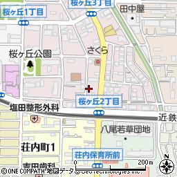大阪府八尾市桜ヶ丘2丁目238周辺の地図