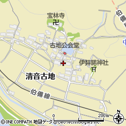 岡山県総社市清音古地345周辺の地図