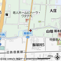 大阪府八尾市山畑18周辺の地図