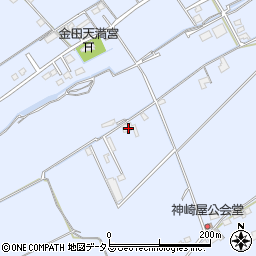 岡山県岡山市東区金田1203周辺の地図