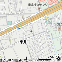 岡山県岡山市中区平井1109周辺の地図