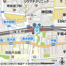 垂水駅周辺の地図