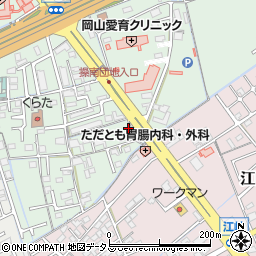 岡山県岡山市中区倉田448周辺の地図
