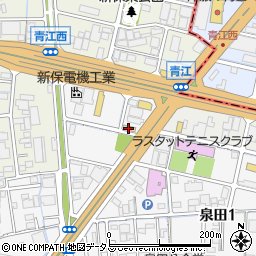 タイヤランド岡山中央車輪の店周辺の地図