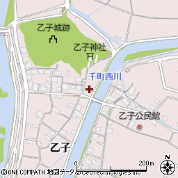 岡山県岡山市東区乙子124周辺の地図