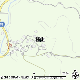 三重県伊賀市種生周辺の地図