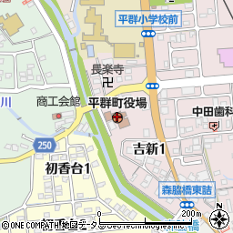 奈良県平群町（生駒郡）周辺の地図