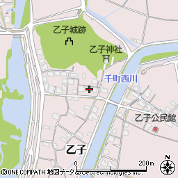 岡山県岡山市東区乙子128周辺の地図
