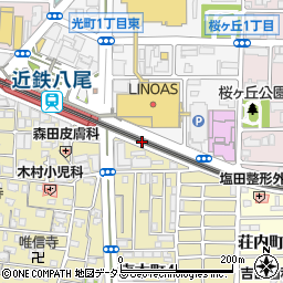 吉野家 近鉄八尾駅前店周辺の地図