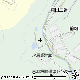 愛知県田原市赤羽根町前畑周辺の地図