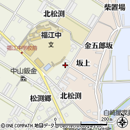 愛知県田原市中山町北松渕69周辺の地図