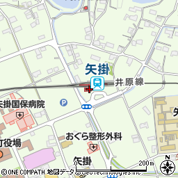 岡山県小田郡矢掛町周辺の地図