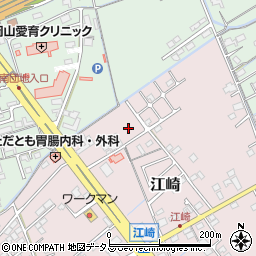 岡山県岡山市中区江崎89-8周辺の地図