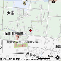 大阪府八尾市山畑109周辺の地図