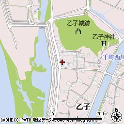 岡山県岡山市東区乙子154周辺の地図