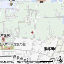 大阪府八尾市山畑117周辺の地図