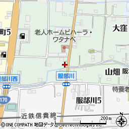 大阪府八尾市山畑66周辺の地図