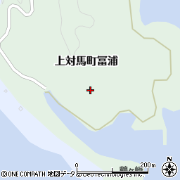 長崎県対馬市上対馬町冨浦周辺の地図
