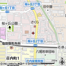 大学生協学生会館桜ケ丘晴楽館周辺の地図