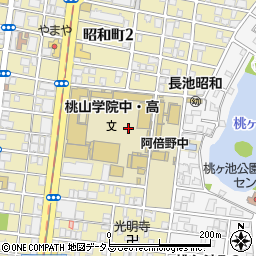 大阪府大阪市阿倍野区昭和町周辺の地図