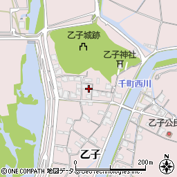 岡山県岡山市東区乙子135周辺の地図