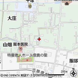 大阪府八尾市山畑108-17周辺の地図