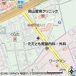 岡山県岡山市中区倉田500周辺の地図