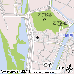 岡山県岡山市東区乙子151周辺の地図