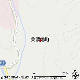 島根県益田市美濃地町周辺の地図