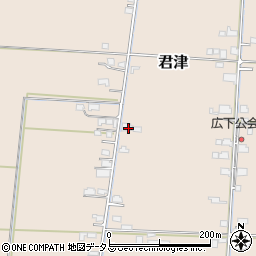 岡山県岡山市東区君津498周辺の地図