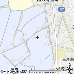 岡山県岡山市東区金田1495周辺の地図
