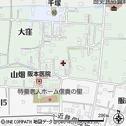 大阪府八尾市山畑108-6周辺の地図