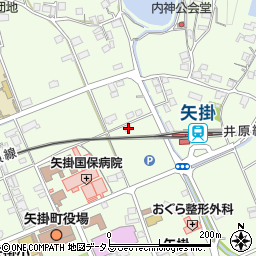 岡山県小田郡矢掛町矢掛2519周辺の地図