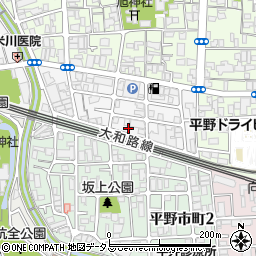 大阪府大阪市平野区平野北2丁目6周辺の地図