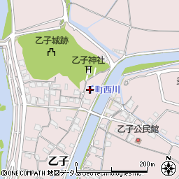 岡山県岡山市東区乙子243周辺の地図