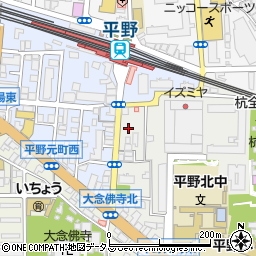 株式会社エイブル　ＪＲ平野店周辺の地図