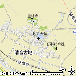 岡山県総社市清音古地191周辺の地図