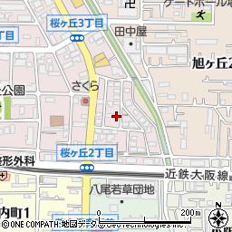 大阪府八尾市桜ヶ丘2丁目50周辺の地図