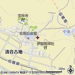 岡山県総社市清音古地217周辺の地図