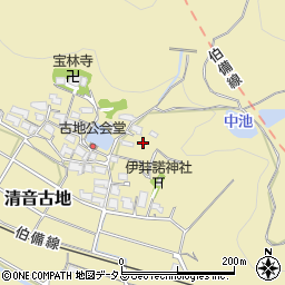 岡山県総社市清音古地218周辺の地図